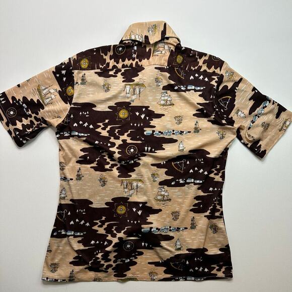 Vintage 1970’s Double Knit Button Front Shirt - Picture 6 of 7